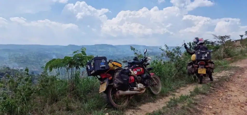 Tom & Lauren making the change from talking about adventure to setting out on the road through West Africa.