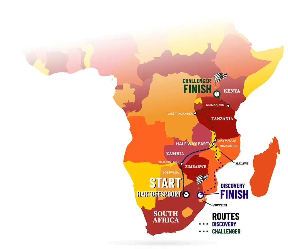 Africa-Map-Africa-Rally-Colours-for-2025-two-routes-green-outline-for-site-eswatini-2 Africa Rally map